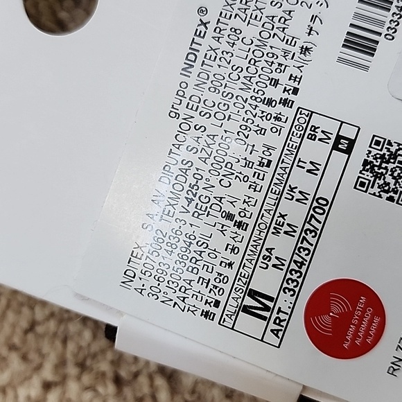 NWT! Zara size M Brown with small dots dress socks - Picture 6 of 6